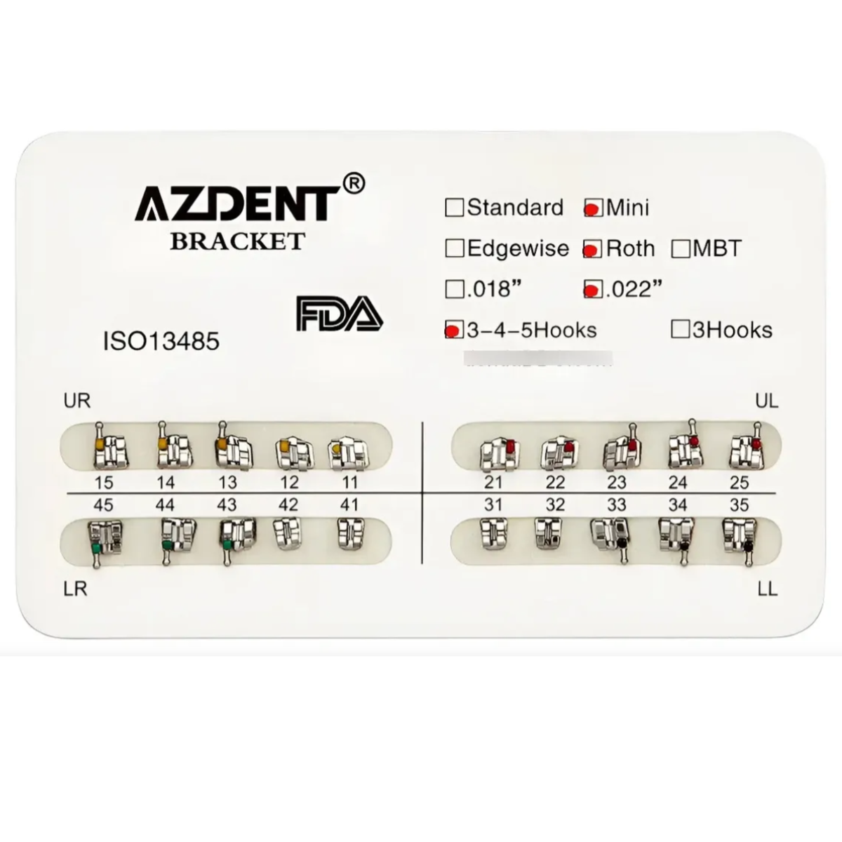 Brackets Metalicos Azdent