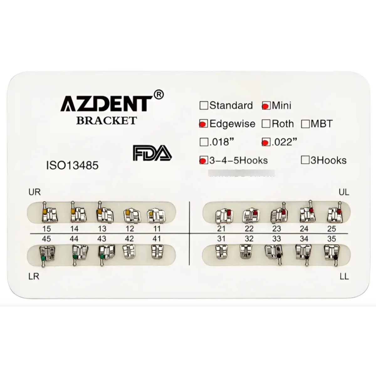 Brackets Metalicos Azdent