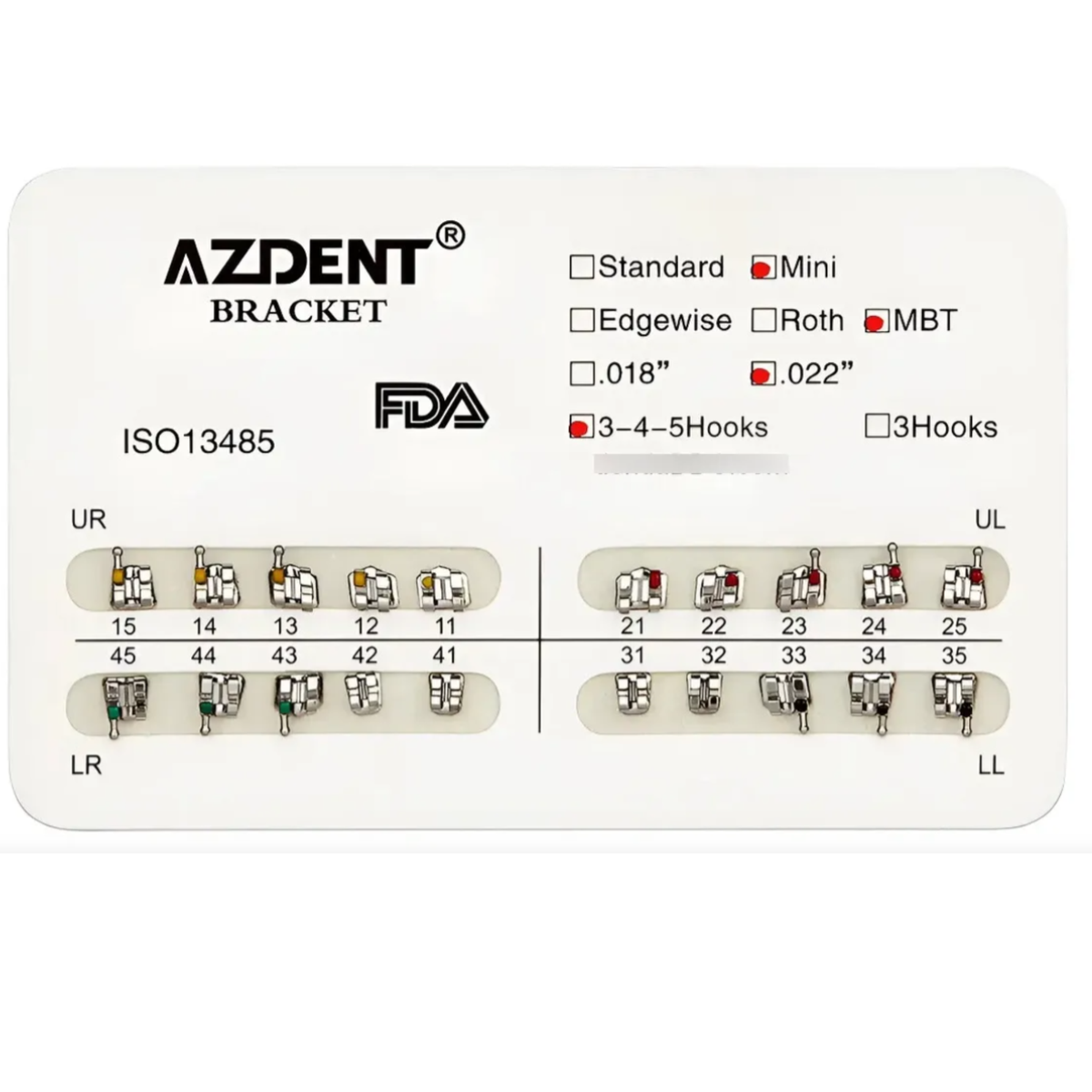 Brackets Metalicos Azdent