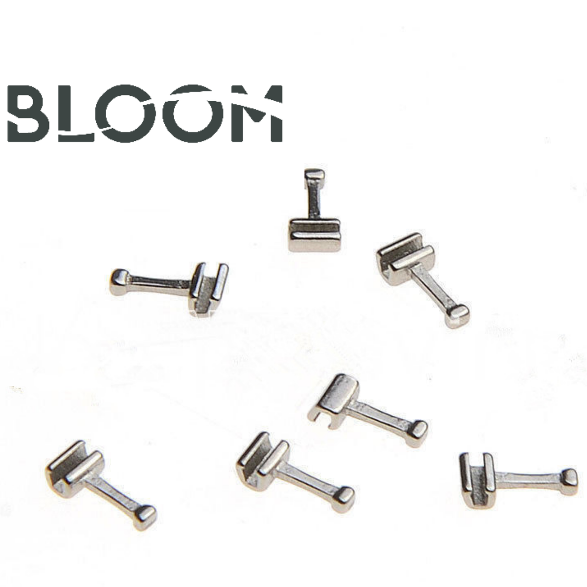 Hooks Crimpables Cortos  c-10 Bloom