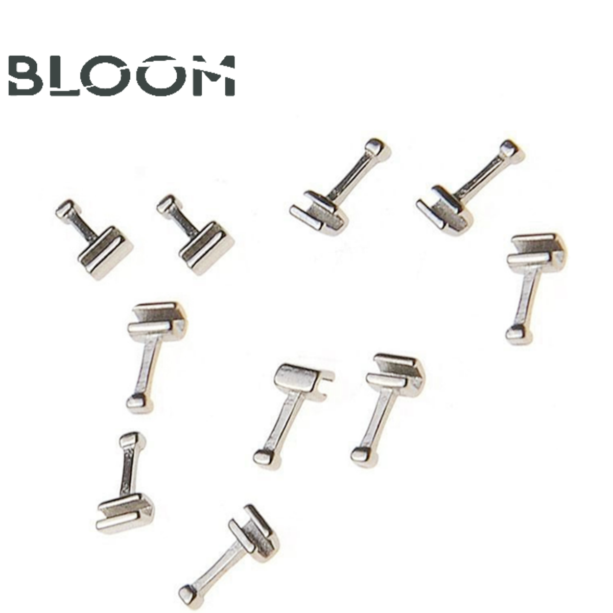 Hooks Crimpables Largos  c-10 Bloom